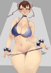 chun-li from street fighter by cursedequinox
