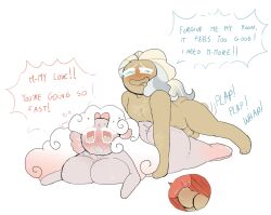 ass black_pearl_cookie breast_press breasts breasts_covered chest_hair colored commission commission_art cookie_run cookie_run_kingdom ecstasy fast_thrusts heart-shaped_pupils horny_male lord_oyster_cookie magpieredd male/female male_moaning male_penetrating_female male_top_female_bottom needy nickname penetration rolled_back_eyes text text_bubble tongue_out vaginal_penetration white_pearl_cookie