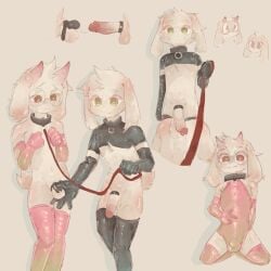 1:1 2025 2_horns accessory anthro asriel_dreemurr ass_up balls balls_blush black_clothing black_collar black_gloves black_handwear black_legwear blue_eyewear blue_glasses blush bodily_fluids body_blush bottomwear bovid butt_blush caprine chastity_cage chastity_device chest_tuft clothing cock_ring collar comparing comparing_penis cum deltarune duo ear_blush embarrassed erection eyewear fin genital_fluids genitals glasses glistening glistening_balls glistening_body glistening_clothing glistening_genitalia glistening_penis gloves goat green_eyes handwear hi_res horn horn_blush humanoid_genitalia humanoid_penis imminent_anal jewelry kissing latex latex_clothing latex_gloves latex_handwear latex_legwear leash legwear looking_at_genitalia looking_at_penis male mammal multiple_scenes navel penis penis_accessory penis_blush penis_jewelry penis_kissing penis_size_difference pink_bottomwear pink_clothing pink_gloves pink_handwear pink_latex pink_legwear pink_topwear precum precum_string ralsei red_eyes red_leash regcron round_glasses simple_background standing tail topwear touching_penis tuft undertale undertale_(series) white_background white_balls white_eyes white_penis