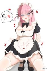 1girls 2d 2d_(artwork) 2d_artwork absurd_res areola_slip areolae_slip big_breasts black_bowtie black_footwear black_shoes blue-eyed_female blue_eyes blush blush_face blushing_at_viewer blushing_female bocchi_the_rock! bowtie breasts bursting_breasts busty busty_female busty_girl busty_teen busty_teenager chuizi cleavage collar digital digital_art digital_drawing digital_drawing_(artwork) digital_media digital_media_(artwork) drawing eyebrows_visible_through_hair female female_focus female_only fingers footwear full_body garter_straps genital_fluids genital_fluids_drip gotou_hitori guitarist hair_between_eyes hair_intakes hair_ornament hair_ornaments heart hi_res high_resolution high_school_student highres kneeling kneeling_female kneeling_on_floor kneeling_on_ground knees large_boobs large_breasts lean_figure legs legwear long_hair looking_at_viewer looking_down looking_down_at_viewer maid maid_apron maid_cap maid_dress maid_headdress maid_outfit maid_uniform narrow_waist open_mouth parted_lips pink-haired_female pink_hair pose posing pussy_juice pussy_juice_drip pussy_juice_puddle school_girl schoolgirl shoes shoulders simple_background skindentation skirt skirt_aside skirt_lift skirt_lifted skirt_lifted_by_self skirt_pull skirt_pulled_by_self skirt_pulled_up slender_body slender_waist slim_female slim_waist solo stockings teen_girl teenage_female teenage_girl teenage_tits teenager thick_thighs thigh_highs thighhighs thighs tongue twitch_lines twitching vaginal_juice vaginal_juice_drip vaginal_juice_puddle vibrator vibrator_in_pussy vibrator_under_clothes white_background white_collar white_garter_straps white_legwear white_stockings white_thigh_highs white_thighhighs young_female young_woman