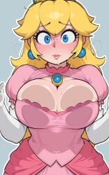 princess peach from mario (series) by xmito