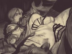 belly_bulge bite_mark gay gay_anal gay_rape gay_sex leon_scott_kennedy male male/male male_only male_rape_victim mr_x rape resident_evil stomach_bulge yaoi