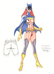 1girls 2006 adapted_costume assless_pants barbara_gordon bare_ass bare_breasts bat_ears batgirl batman_(series) belt boots bottomless bottomless_female breastless_clothes breastless_clothing breasts breasts_out cape cowl crotchless crotchless_clothes crotchless_clothing dc dc_comics erotic_costume erotic_earth exposed_ass exposed_breasts exposed_nipples exposed_pussy exposed_torso female female_only fire_crotch functionally_nude functionally_nude_female gloves leggings mask microskirt naked navel nipples nude nude_female open_clothes open_mouth pubes pubic_hair pussy red_hair red_pubic_hair redhead revealing_clothes shameless slit solo superheroine tcatt teen teenage_girl teenager topless topless_female vulva