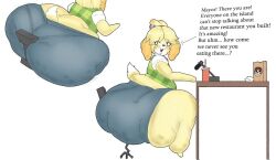 isabelle (animal crossing) from animal crossing by gabbadraws
