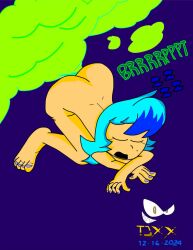 2024 arms ass ass_cheeks ass_fetish blue_hair blue_hair_female blue_haired booty booty_cheeks butt butt_cheeks butt_fetish disgusting eyes_closed fart fart_cloud farting farts feet female female_ass female_butt female_fart female_farting female_focus female_only gas gassy gassy_female gross hands knees legs mole_on_face mouth_open naked naked_female nasty natasha_(omnipot3ntjxx) nude nude_female oc omnipot3ntjxx original_character purple_fingernail_polish purple_fingernails purple_toenail_polish purple_toenails sleeping smell smelly smelly_farts stink stinky stinky_fart thighs