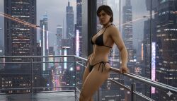 ai_assisted bikini doom doom_(series) doomgirl female futuristic_background marine