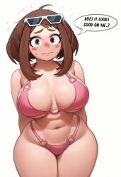 ochako uraraka from my hero academia by cr00wy