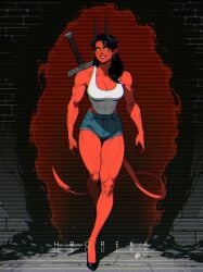 malevola gibb from dispatch (game) by hrorekk