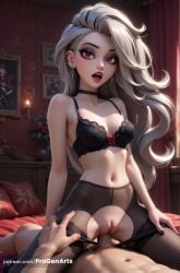 human loona from helluva boss by progenarts