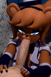 1boy 1boy1girl 1girls 3d all_the_way_to_the_base animated animatronic anthro bathroom bathroom_sex big_penis blowjob blue_eyes brown_fur brown_hair clothed_female cryptiacurves deep_penetration deepthroat fazclaire's_nightclub fellatio female female_focus five_nights_at_freddy's fredina's_nightclub frenni_fazclaire furry hands_on_hips hat human human_on_anthro human_on_humanoid humanoid ikytaru male male_on_female no_sound nude_male nude_male_clothed_female oral oral_penetration oral_sex penis robot robot_girl shorter_than_10_seconds straight tagme veiny_penis video voluptuous