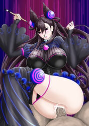 breasts censored clothed_sex fate/grand_order fate_(series) huge_breasts jojorgia male murasaki_shikibu_(fate) penis sex vaginal_penetration