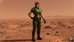 ai_assisted armored_female boots doom doom_(series) doomgirl female gloves marine