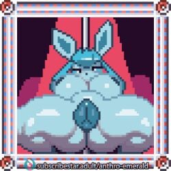glaceon from pokemon by anthroemerald