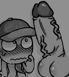 2boys algebralien anon anonymous_male balls ballsack battle_for_dream_island bfdi big_penis blush blushing_profusely gay gay_male grayscale hceercs huge_cock imminent_gay_sex imminent_penetration imminent_sex larger_male leaking_precum looking_at_penis male nervous object_show object_shows penis precum precum_drip size_difference size_play smaller_male staring_at_cock staring_at_penis sweat sweating tentacle tentacle_penis vein veins veins_on_dick veiny_penis xfohv zero_(bfdi)