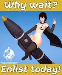 1boy 3d 3d_(artwork) abs armor average_sized_penis big_ass bikini_top blush blushing bulge cape cock cum cumming cumshot curvy dark_hair dialogue femboy feminine_male fit fit_male flat_chest gay glossy glossy_body gloves gun helldiver_(helldivers) helldivers helldivers_2 koikatsu liberty_(tightertemp) light-skinned_male light_skin looking_at_viewer male male_only military missile muscular muscular_male oiled_skin orange_eyes peace_sign penis penis_out poster propaganda_poster resting_balls scar scar_on_face scars semi_nude shaved_crotch smile smiling smiling_at_viewer text thick thick_ass thick_thighs thighhighs thighs tightertemp twink twunk unerect wide_hips wink winking_at_viewer