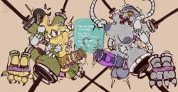 absurd_res alien animal_genitalia animal_penis anthro armor balls bared_teeth bodily_fluids bondage bottomwear bound breast_grab breasts brush brushing brushing_penis chompingbit claws clothing crying_laughing dinosaur dripping drooling duo edging egg_vibrator equine_genitalia equine_penis feet forced foreskin futanari genitals green_body grey_body halo_(series) hand_on_breast headgear helmet helpless hi_res huge_cock humanoid_genitalia humanoid_penis hung_bottom intersex intersex/intersex laugh leaning leaning_backward loincloth microsoft nipple_clamp nipple_fetish nipple_pinch nipple_play nipple_pull nude nude_intersex object_in_urethra open_mouth orgasm_denial overstimulation penetrable_sex_toy penetration penis pinch portal portal_amputation prehistoric_species reptile restrained robotic_arm saliva saliva_drip saliva_string sangheili scalie science_fiction sex_toy sounding_beads spread_legs spreading suspension suspension_bondage sweat tattoo tears tears_of_pleasure teeth tickle_torture tickling tickling_armpits tickling_belly tickling_feet tickling_genitalia tickling_machine tickling_nipples tickling_penis tickling_sides toe_claws torture uncircumcised urethral urethral_penetration vibrator xbox_game_studios