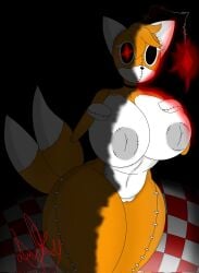 big_ass big_breasts casual casual_nudity creepypasta female female_only huge_ass huge_breasts luckyyzinto nude sonic_(series) sonic_r tails_doll tails_the_fox tailsko tailsko_doll teasing