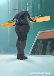ass ass_focus attribute_slider body_slider boots bungie cloak clothed clothing destiny_(game) destiny_2 elsie_bray exo exo_stranger female_only gift_art large_ass sharpwillow slider tagme thick thick_ass thick_hips thick_thighs thighs tight_clothing tight_fit