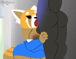 2024 aggressive_retsuko aggretsuko ailurid animated anthro ass balls bodily_fluids breasts canid canine clothed clothing duo erection fellatio female female_penetrated fur genitals male male/female male_penetrating male_penetrating_female mammal maned_wolf nipples nude office oral oral_penetration partially_clothed penetration penile penis red_panda retsuko saliva sanrio secretary sex tail unprofessional_behavior wolfbaloo wolfbaloo_(character)