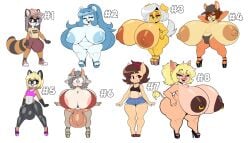 big_breasts breasts bulge dongitos female furry huge_breasts penis tagme thick_thighs wide_hips