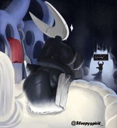 1girls big_breasts black_body breasts hollow_knight hornet_(hollow_knight) large_breasts nude nude_female perfect_body silksong sleepyspirit thick_thighs thighs