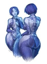 1girls 2d 2d_(artwork) 4k absurd_res amiri_ri_ ass big_ass big_breasts big_butt blue_body blue_hair blue_skin bob_cut breasts cortana curvaceous curvy curvy_figure digital_drawing_(artwork) digital_media_(artwork) halo_(series) happy high_resolution highres nipples simple_background smile solo solo_female white_background