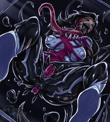 cindy_moon female marvel marvel_comics masturbation possession silk_(marvel) spacen'cakes symbiote venom venom_(marvel)