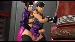 1futa 1girls 3d alternate_costume animated capcom chun-li dentol dickgirl erection female_on_futa from_behind futanari handjob intersex juri_han no_sound official_alternate_costume penis source_filmmaker street_fighter street_fighter_v video