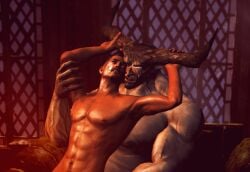 2boys 3d 3d_artwork 3d_model abs anal anal_sex anal_sex anthro anthro_on_human bara beard biceps dark-skinned_male dark_hair dark_skin dorian_pavus dragon_age dragon_age_inquisition duo eyepatch eyewear facial_hair gay gay_male gay_sex grey_body grey_skin holding_partner horn horn_grab horns human intense_sex iron_bull just-jasper looking_at_partner looking_pleasured mage male male/male male_only male_penetrated male_penetrating male_penetrating_male moustache moustache muscles muscular muscular_male nipples open_mouth pecs penetration qunari scar scars sex video_games window yaoi