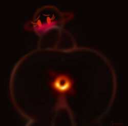 ambiguous_gender anthro anus ass black_hole blush dark_image m87_black_hole messier_87 space unknown_artist