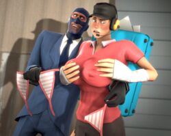 3d big_breasts breasts daddy_spy fancy fancy_clothing fancy_old_man father_and_child femscout grope incest naughtastic rule_63 scout scout_(team_fortress_2) sfm sneaky source_filmmaker spy spy_(team_fortress_2) team_fortress_2