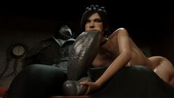 1boy 1girls 1monster 3d 3d_(artwork) ada_wong ada_wong_(adriana) asian asian_female ball_fondling ball_grab balls big_dom_small_sub black_choker black_hair blowjob capcom caressing_testicles choker clothed_male clothed_male_nude_female cock_hungry fedora fellatio female gloves grey_skin hand_on_another's_head hand_on_balls hand_on_head hat head_grab heart_choker human_female hyper_penis icedev impossible_fit it'll_never_fit larger_male male monster mouthful mr_x nipples nude nude_female oral oral_sex penis_out penis_through_fly resident_evil resident_evil_2 resident_evil_2_remake ridiculous_fit sci-fi science_fiction scifi sex sitting size_difference smaller_female straight streaked_hair thick_penis top_heavy_penis trenchcoat tyrant veiny_penis wide_penis