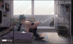 hatsune miku from vocaloid by sinensian