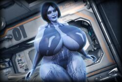 1girls 3d artificial_intelligence ass bbw big_ass big_belly big_breasts blue_eyes blue_hair blue_skin breasts chubby completely_nude cortana female female_only halo_(game) halo_(series) halo_4 huge_breasts hyper hyper_breasts no_artist_signature nude nude_female pussy rasmus-the-owl solo solo_female text thick_thighs wide_hips