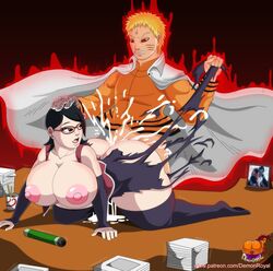 sarada uchiha from boruto: naruto next generations by demonroyal