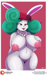 1girls 2019 5_fingers :3 animal_ears anthro anthrofied big_breasts bigdon1992 blush breasts broodal broodals buckteeth busty curly_hair curvy erect_nipples eyebrows eyelashes female furry green_hair hair hair_bun hat highres huge_breasts humanoid_hands lagomorph leporid lipstick long_ears looking_at_viewer madame_broode makeup mammal mario_(series) mature_female necklace nintendo nipples nude nyuroraxbigdon patreon pink_nose pussy rabbit red_eyes red_lipstick simple_background super_mario_odyssey thick thick_thighs video_games white_fur wide_hips