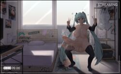 1futa areolae ass balls big_breasts breasts dickgirl erection futa_only futanari hatsune_miku huge_ass huge_balls huge_breasts huge_cock hyper hyper_penis intersex large_breasts nipples penis penis_longer_than_knee sinensian solo testicles throbbing_penis uncensored vocaloid