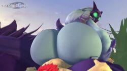 3d animated anthro ass atomicgato big_ass big_breasts cowgirl_position furry kindred lamb_(league_of_legends) larger_female league_of_legends size_difference smaller_male tagme teemo video wolf_(league_of_legends) yordle