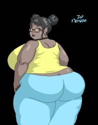 bbw chubby deviantart fat fat_female fat_fetish female glasses jay-nemesis josie_(jay-nemesis) thicc