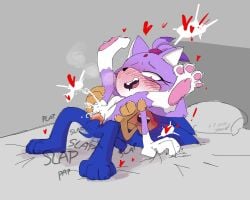 2toastyyy balls bed blaze_the_cat blush carrying_partner featureless_breasts female furry heart_symbol male nude penis pussy sega sex sonaze_ sonic_(series) sonic_the_hedgehog sonic_the_hedgehog_(series)