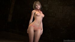 3d ashley_graham blonde_hair capcom looking_at_viewer panties resident_evil resident_evil_4_remake slim underwear virtamate zeroversex