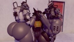 2024 3boys 3d 3males ass big_penis blade_wolf bubble_ass bubble_butt crossover fagottini31 fat_ass femboy gay male male/male metal_gear_rising penis penis_on_face robot robot_humanoid robot_penis round_ass spectre_(titanfall) submissive_male teasing titanfall vrchat wolf