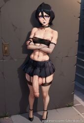 1futa 1futanari ai_generated big_ass big_balls big_butt big_nipples big_penis black_clothing black_hair black_lipstick bleach bleach:_the_thousand-year_blood_war breasts casual_exposure casual_nudity choker crossed_arms exposed_penis fishnet_armwear fishnet_legwear fishnet_stockings fishnets foreskin futa_only futanari futanari garter_belt garter_straps goth goth_girl hair hair_between_eyes high_heels huge_balls huge_cock huge_cock huge_nipples jewelry kuchiki_rukia kuchiki_rukia large_penis lipstick miniskirt motion_lines navel nipples_visible_through_clothing penis piercing pleated_skirt puffy_nipples purple_eyes shinkoritl short_hair skindentation skirt solo solo_focus solo_futa standing thick_thighs thighhighs toned tube_top tubetop