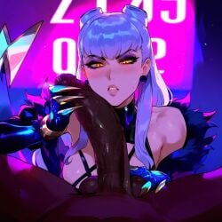 ai_generated dark-skinned_male evelynn interracial k/da_all_out_evelynn k/da_all_out_series k/da_evelynn k/da_series league_of_legends