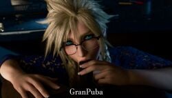 3d blender cloud_strife crossdressing_male dark-skinned_male dark_skin final_fantasy final_fantasy_vii gay granpuba human human_only light-skinned_male light_skin male_only square_enix yaoi