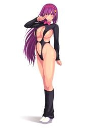 athena_asamiya breasts king_of_fighters nude_female psycho_soldier purple_hair snk star_hair_ornament