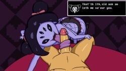 anilingus beat_banger big_ass big_breasts cum_in_pussy cunnilingus female_pov femdom frisk lingerie muffet oral shortstack_enjoyer spider spider_girl tagme undertale vaginal_penetration video