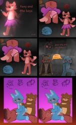 anal bonnie_(fnaf) five_nights_at_freddy's foxy_(fnaf) freddy_(fnaf) furry gay tagme