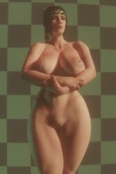 1girls 3d animated baldur's_gate_3 big_breasts biting_lip black_hair fertile fertile_hips large_areolae large_ass large_breasts nipple_piercing piercing_nipples shadowheart shaved_pussy shorter_than_10_seconds simple_background standing tagme valenok vertical_video video