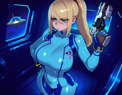 samus aran from metroid by sandcrop